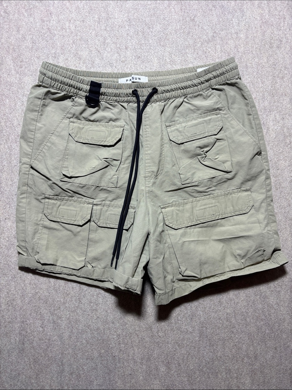 Pacsun Light Green/Khaki Cargo Shorts Men’s Size Small Style 170 Hiking (5)